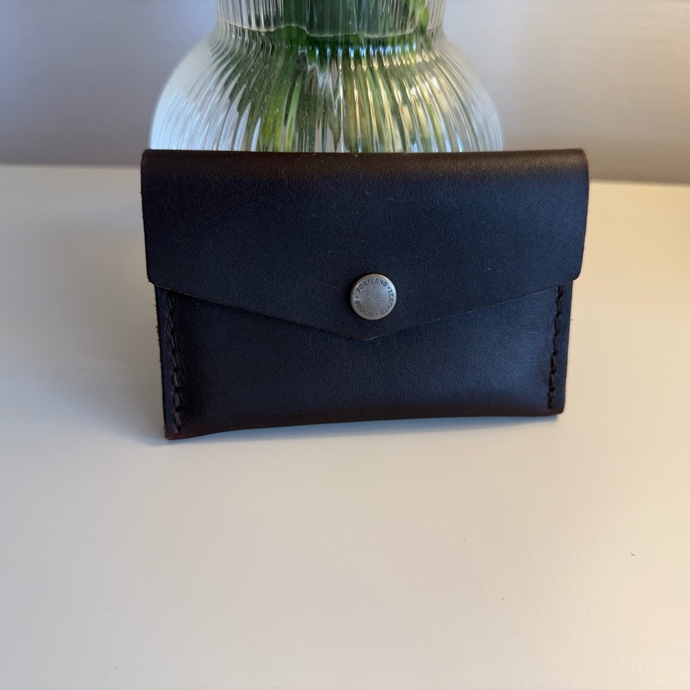 Portland Leather Goods- Mini Envelope Wallet- Grizzly
